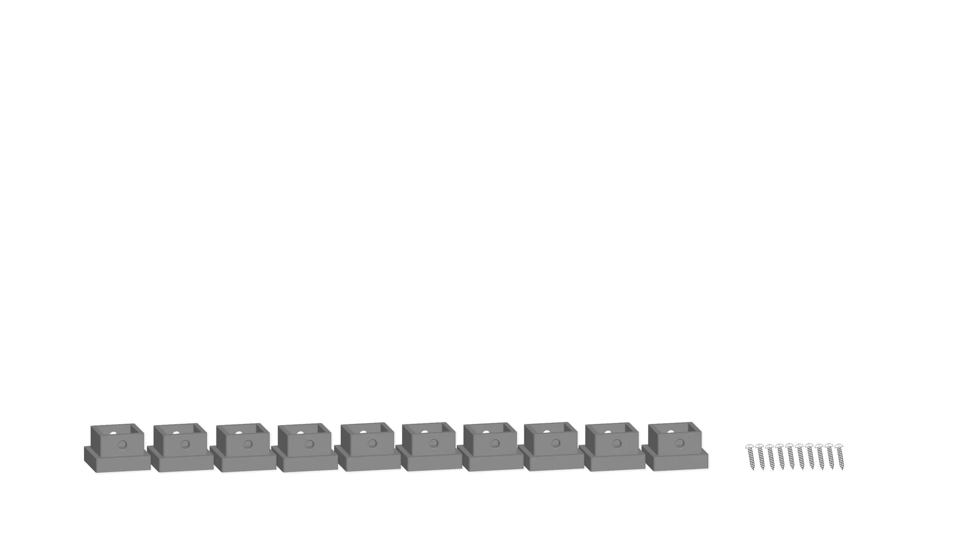Easy-Track Bodenplatte 4 mm, 10 Stk.