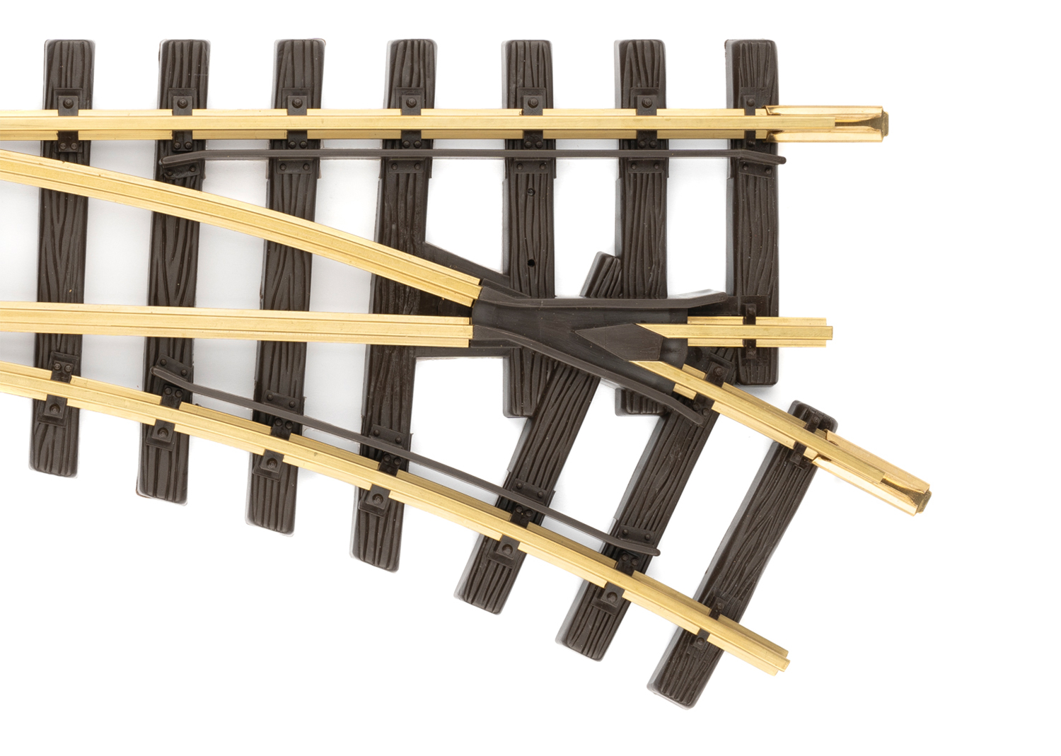Aiguillage manuel droit 30°