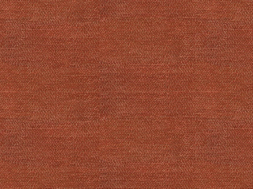 3D Cardboard Sheet “Clinker”, red