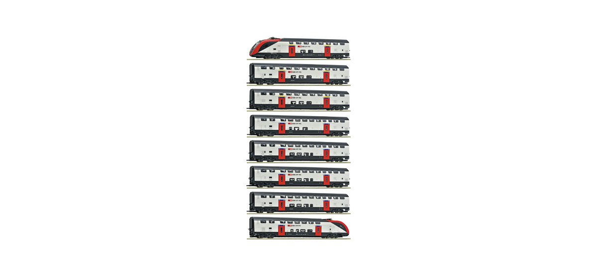8er Set Triebzug RABe 502 SBB