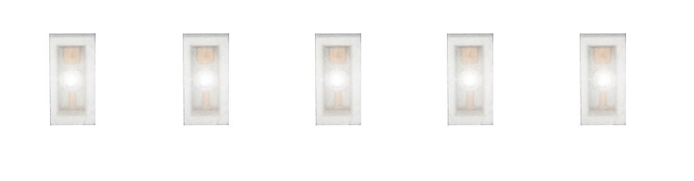 5 SMD-LED, blanc