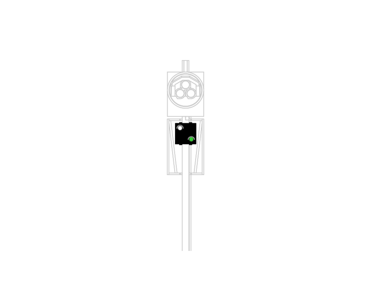 CFF - Signal de sortie à 2 LED (Blanc/Vert)