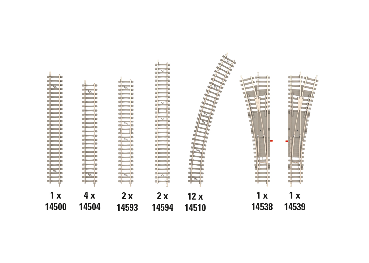 B2 Track Extension Set
