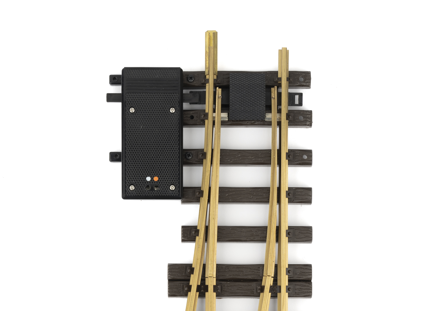 Aiguille électrique à droite LGB rayon R3, 22,5°