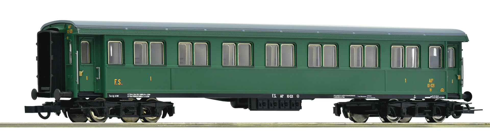 1. Carrozza per treni rapidi, classe minore, FS