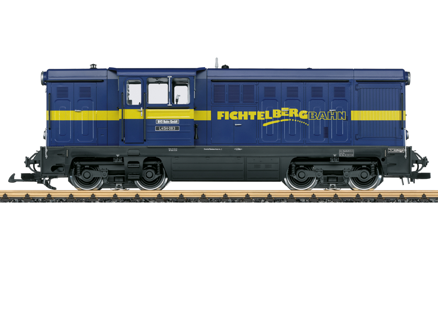 BVO Bahn GmbH (Busverkehr Ober- und Westerzgebirge) Fichtelberg Railway Class L45H-083 Diesel Loco, Era V