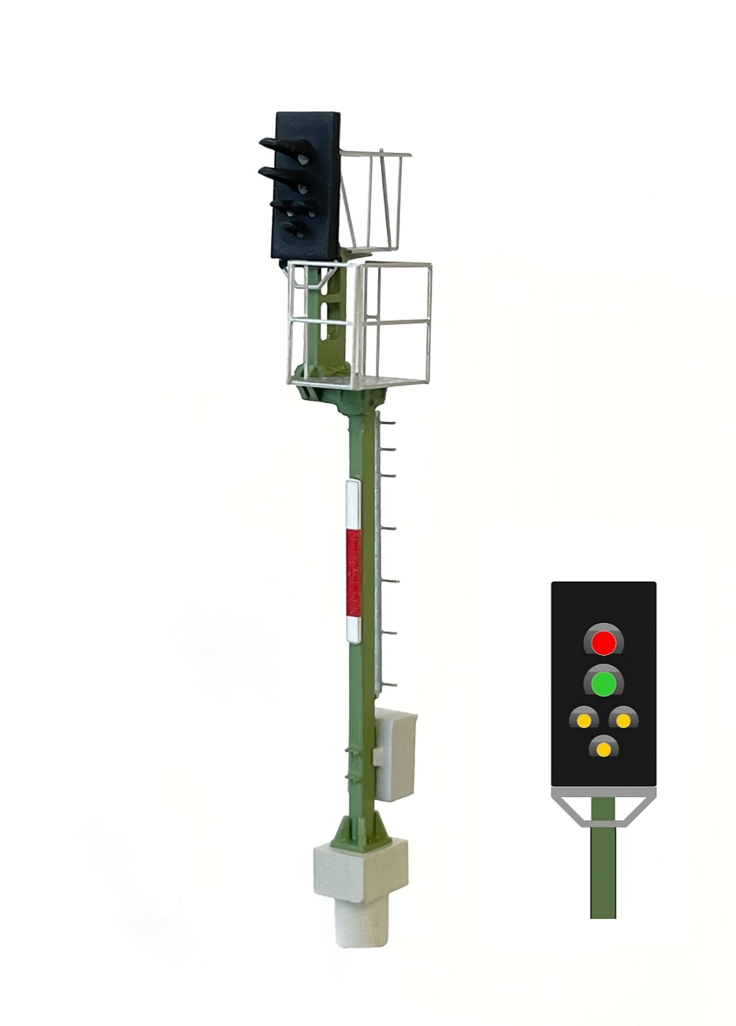 DB - KS-Hauptsignal im Auslegermast mit Zs7