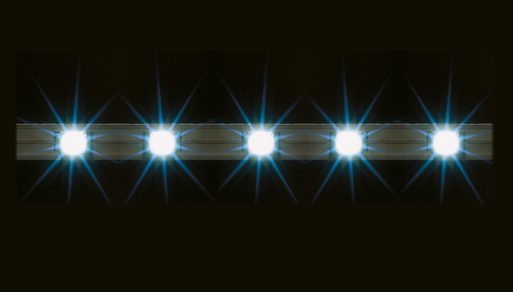 2 Rampes d’éclairage à LED, blanc