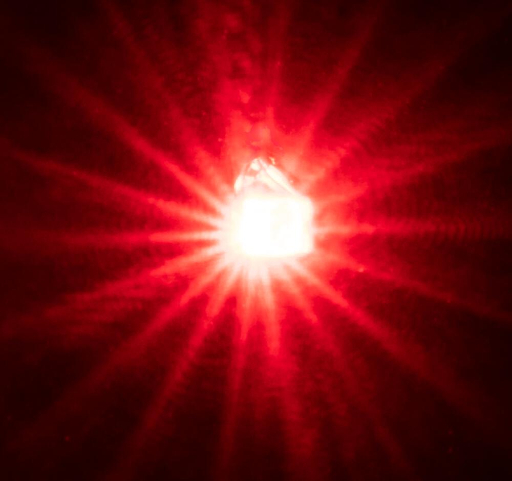 5 LED autoclignotantes, rouges
