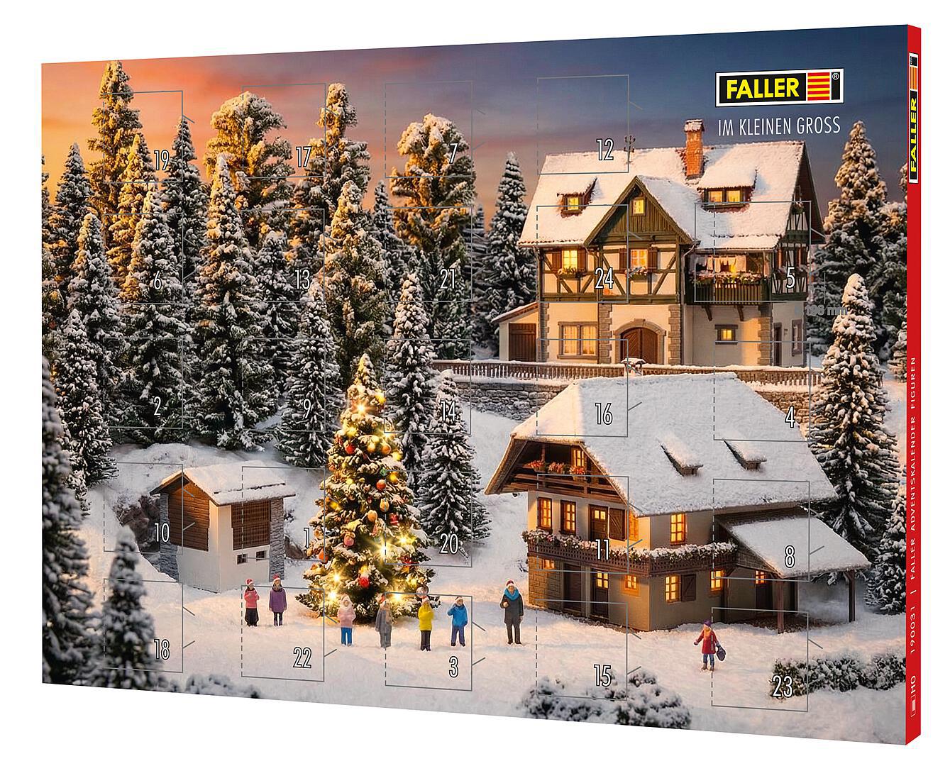 Adventskalender Figuren H0