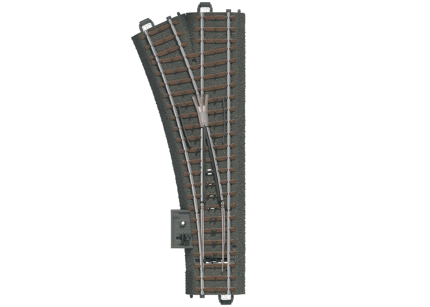 Aiguillage à gauche Märklin, longueur 188,3 mm