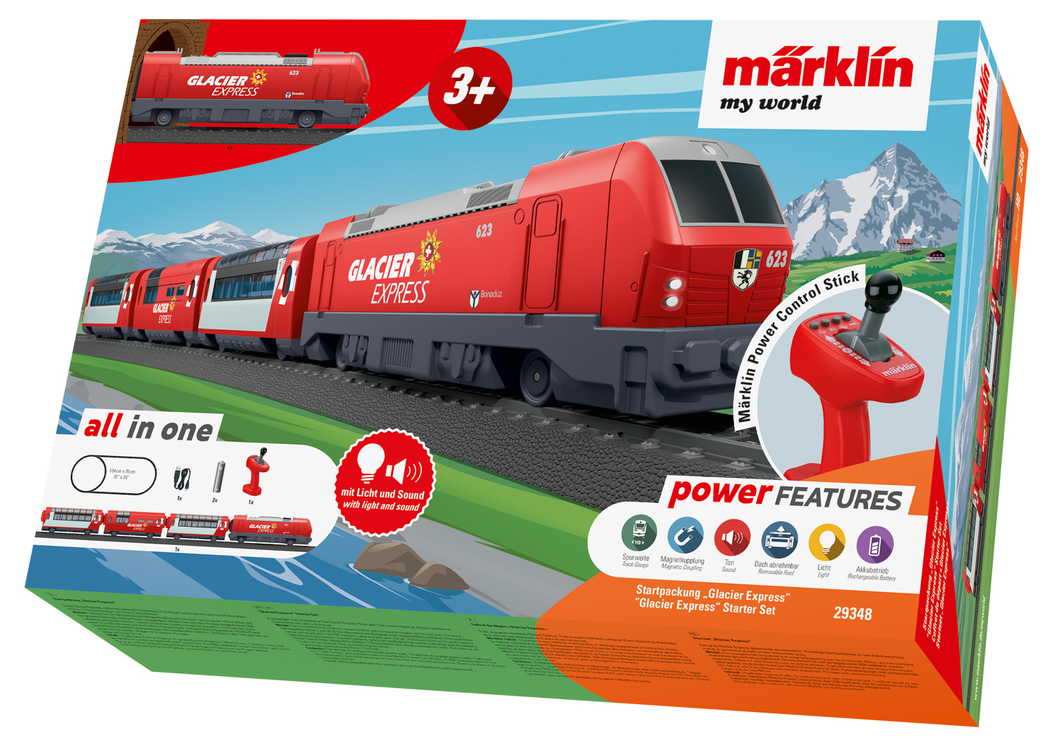 Märklin my world - Startpackung Glacier Express