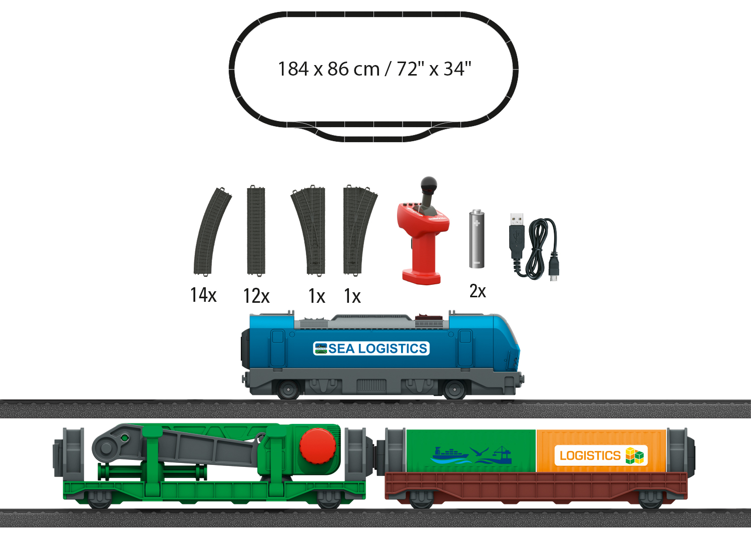 Märklin my world - Startpackung Containerlogistik