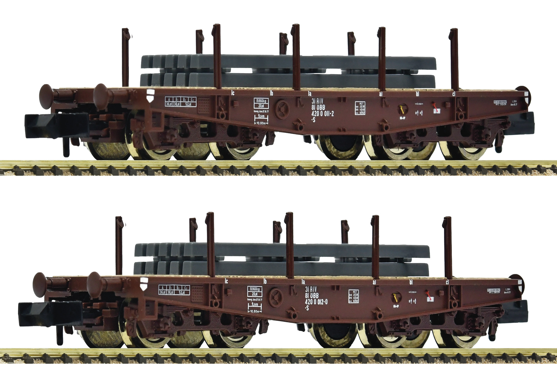 2e coffret de wagons de fret lourds ÖBB