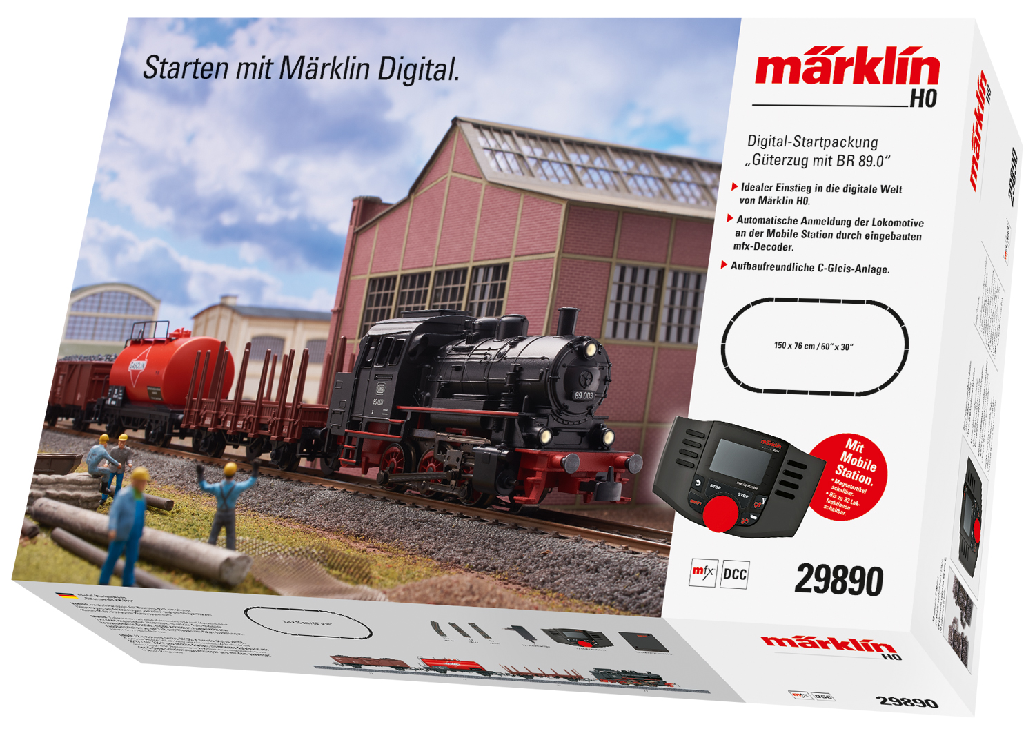 Coffret de départ numérique "Train marchandises avec BR 89.0"