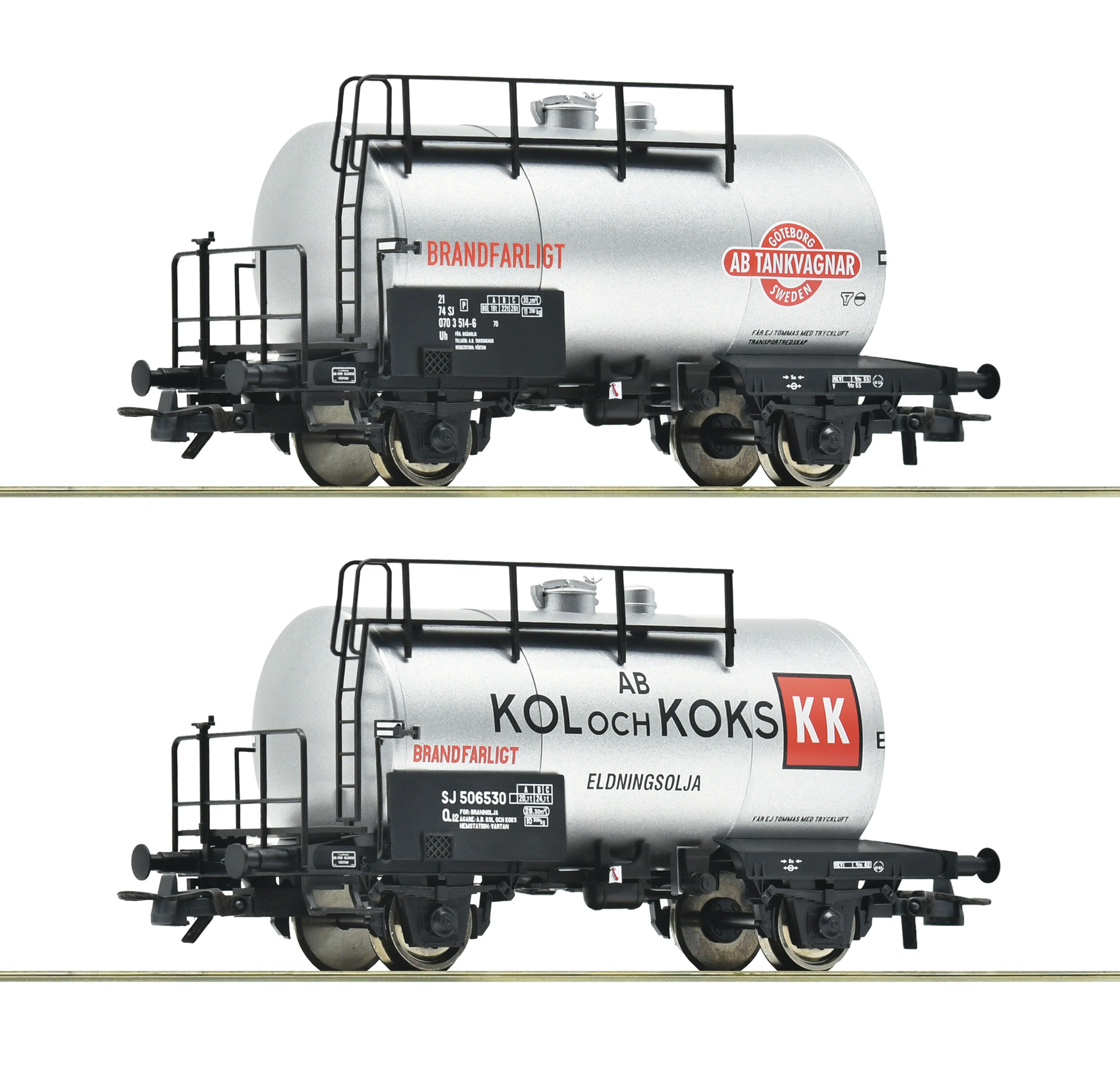 2er Set Kesselwagen SJ