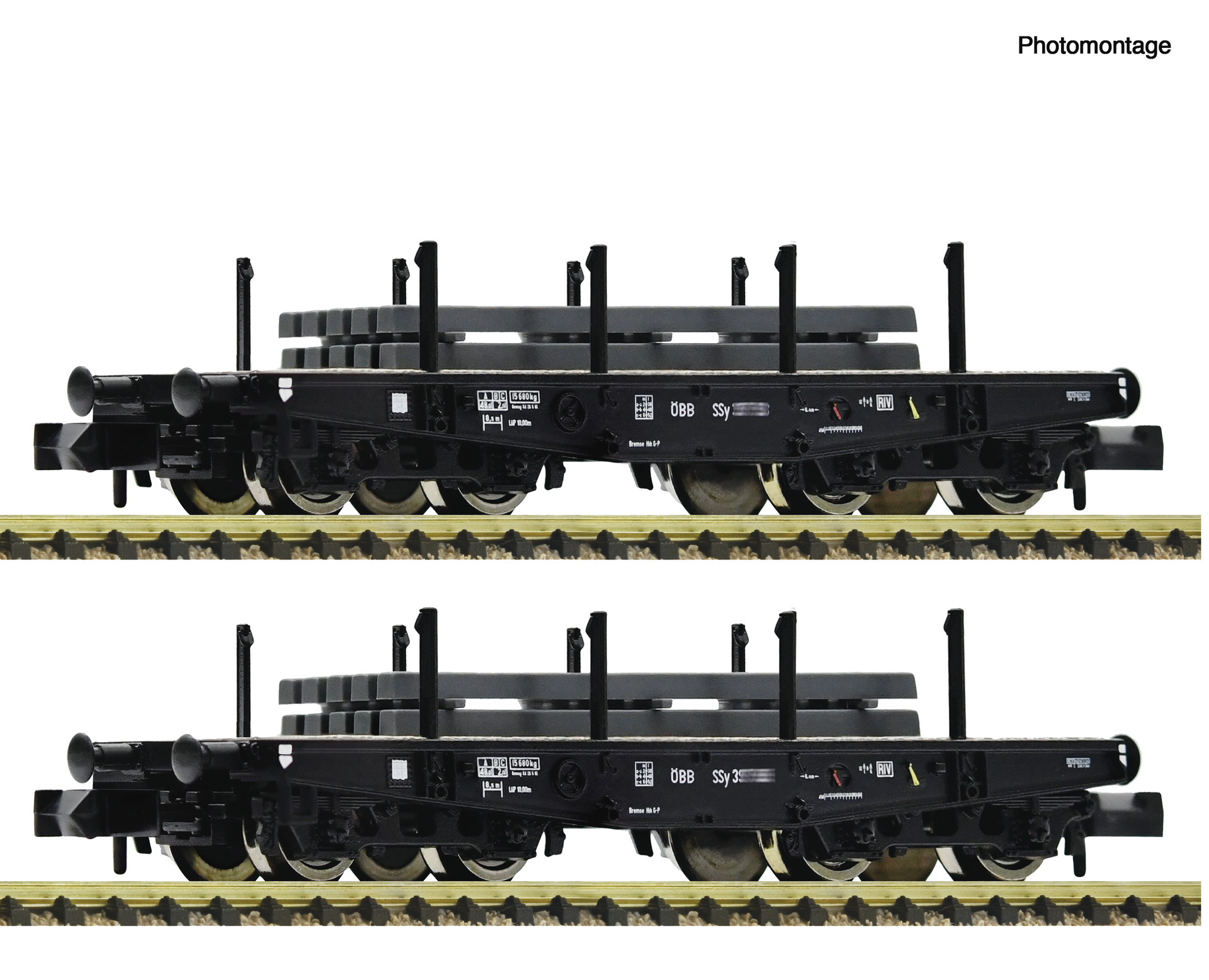 2e coffret de wagons de marchandises lourds ÖBB