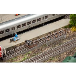 2 buffers with scissor brakes