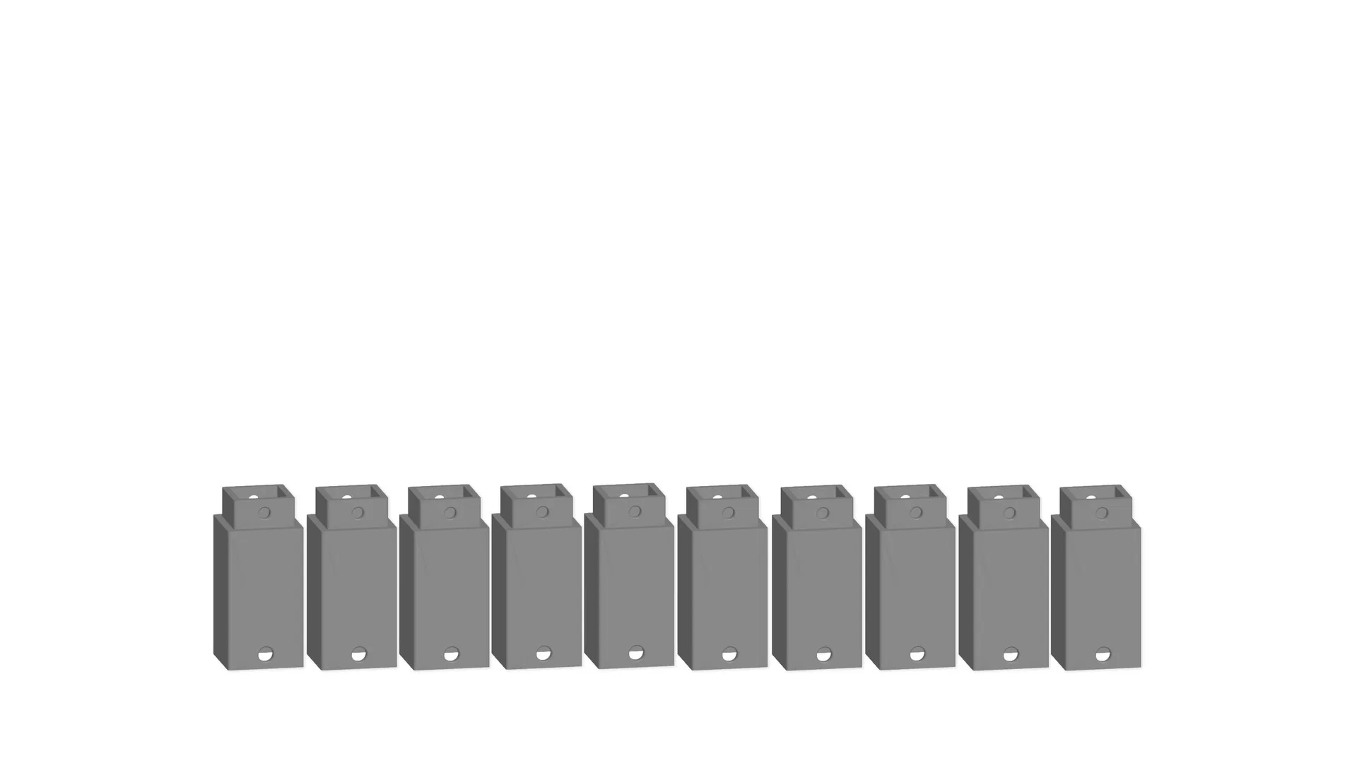 Elemento per pilastro Easy-Track 29 mm, 10 pz.