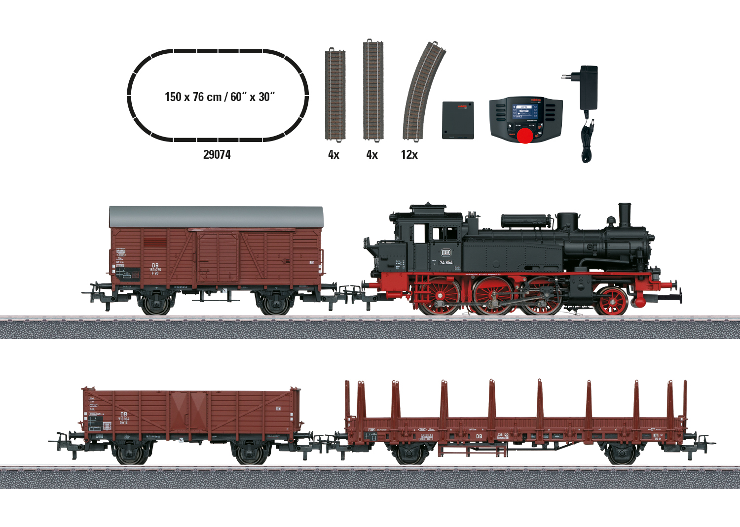 Coffret de départ numérique "Train marchandises, époque III"