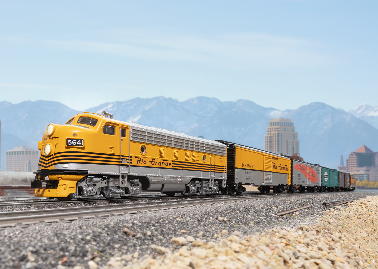 American F7 Diesel Electric Locomotive