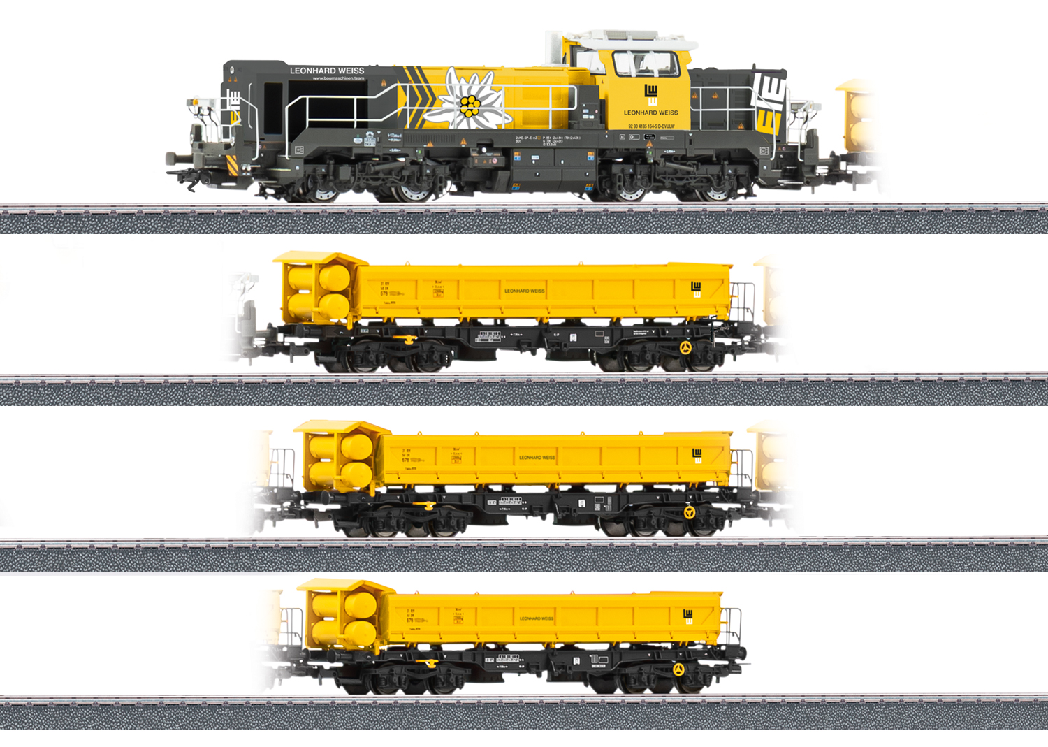 Coffret detrain "Train de chantier Leonhard Weiss"