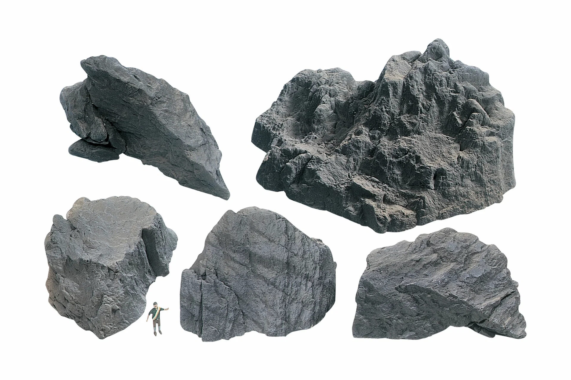 Blocchi di roccia strutturati in granito [MASC PL]