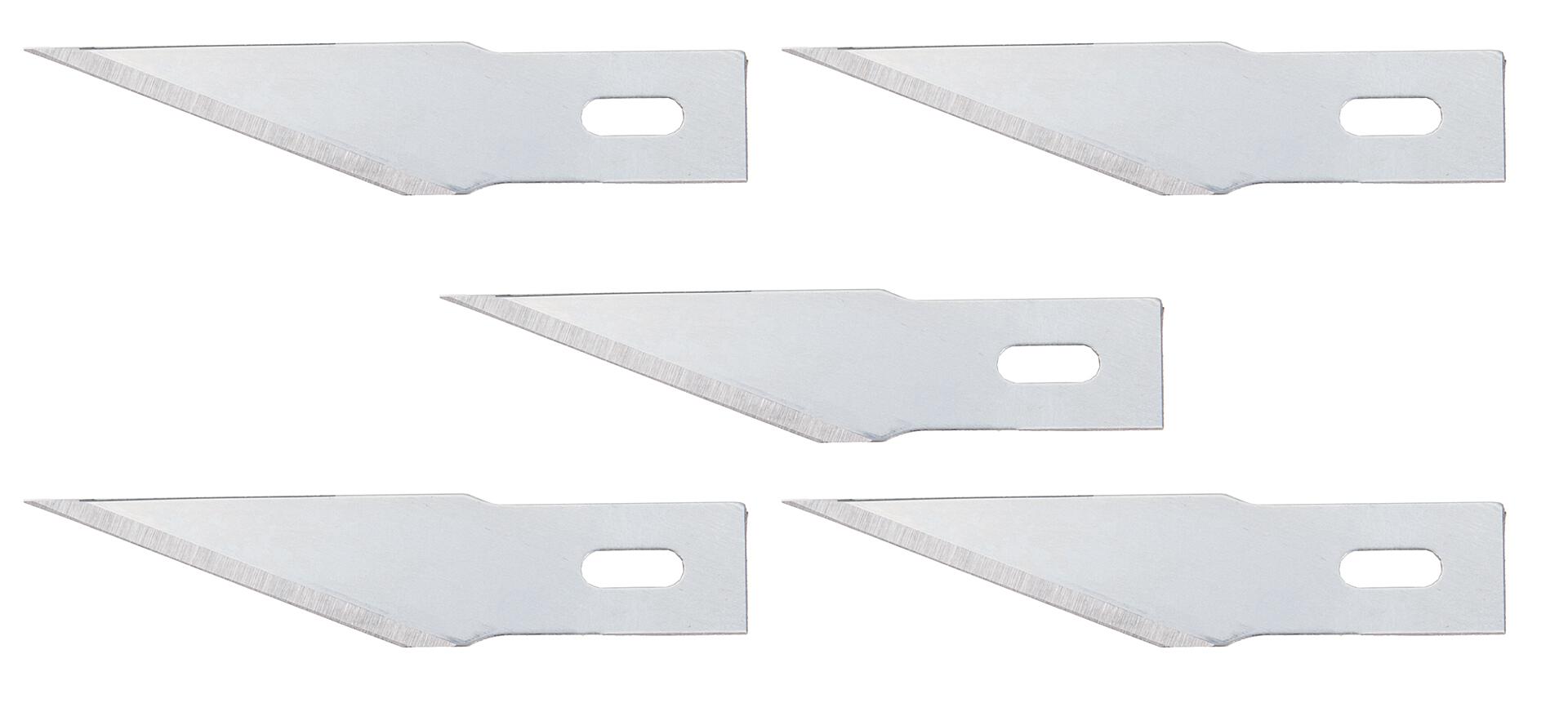 5 Lames de rechange, scalpel, droites
