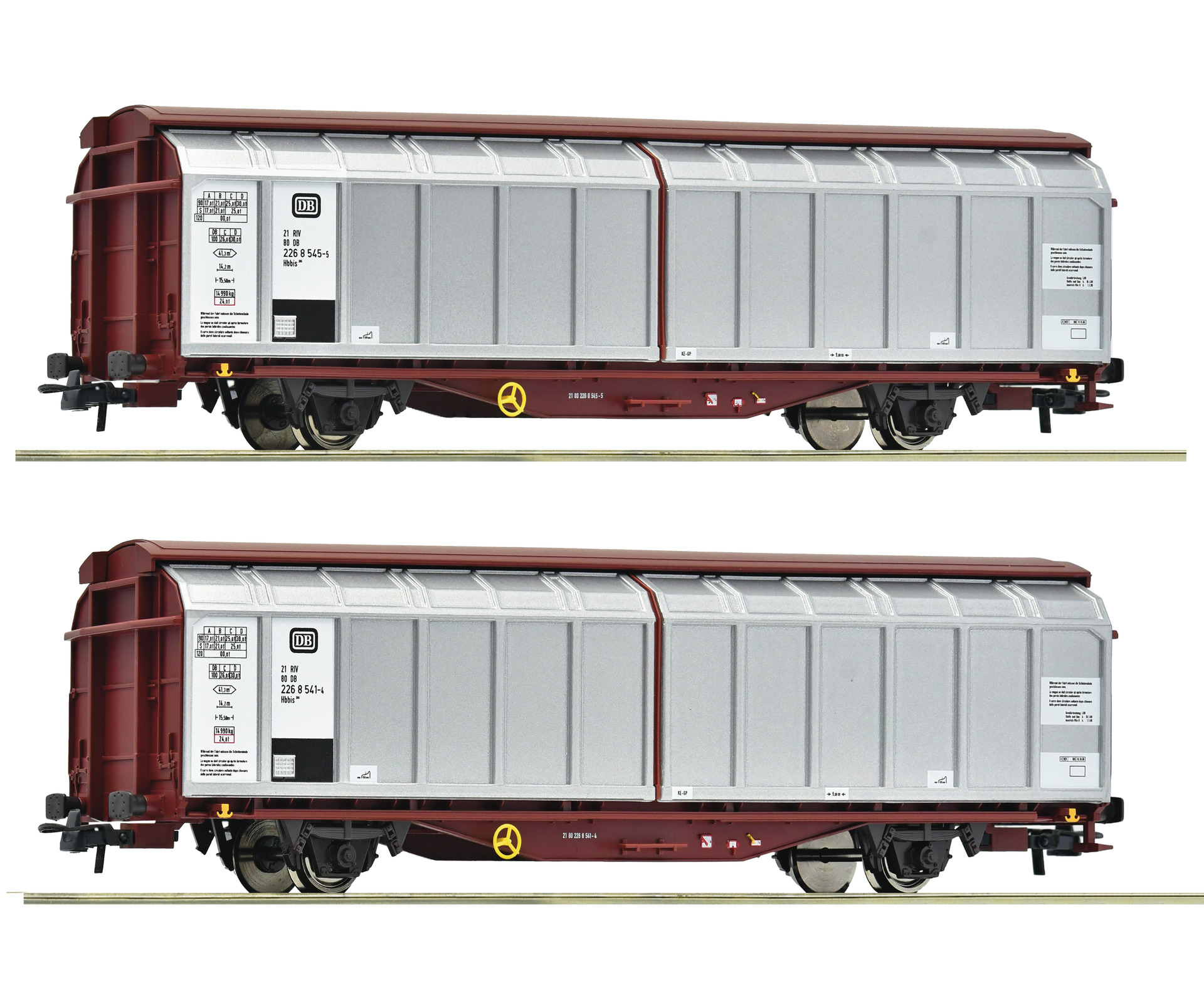 2e coffret de wagons à parois coulissantes DB