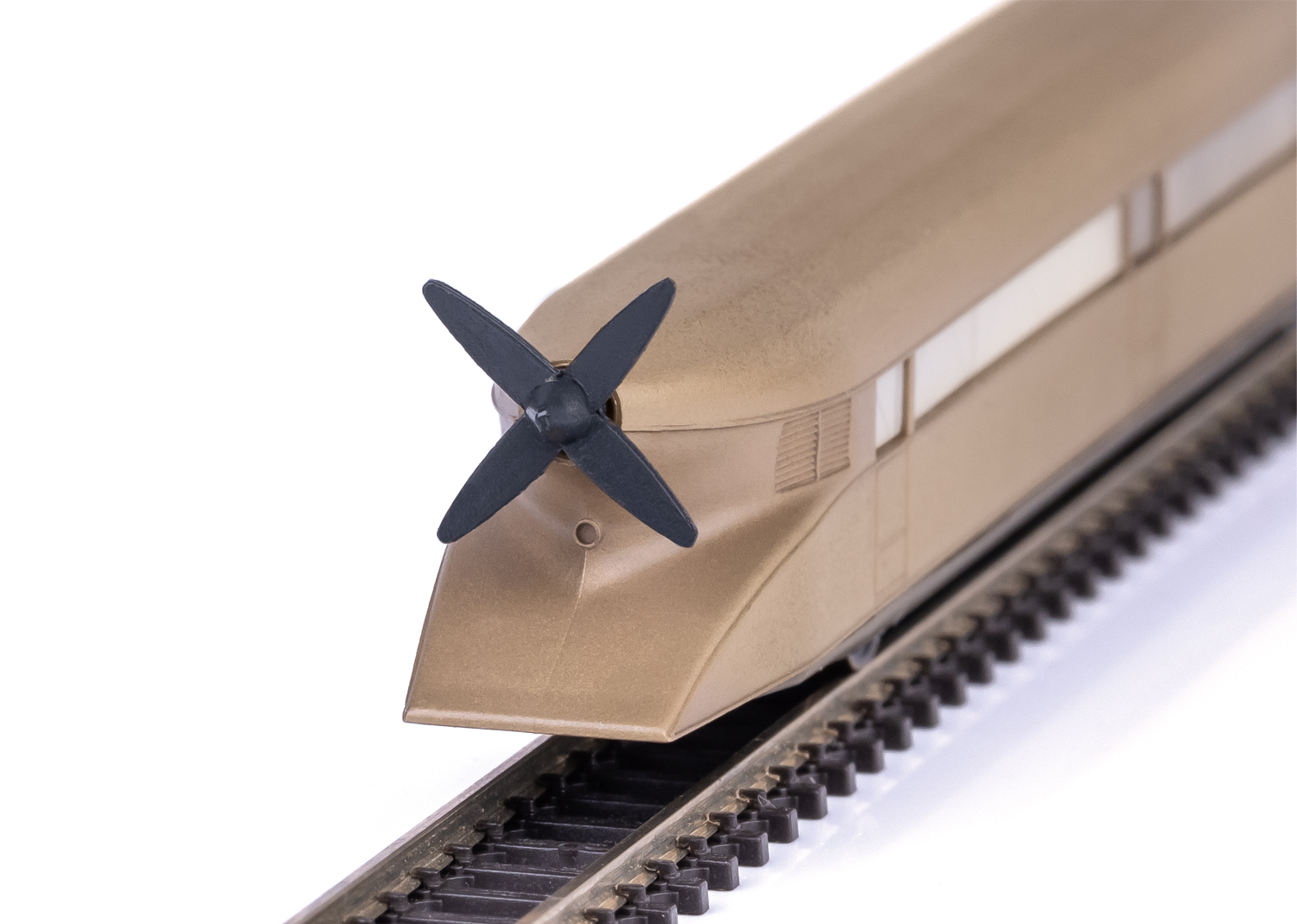 Automotrice à héliceZeppelin sur rails