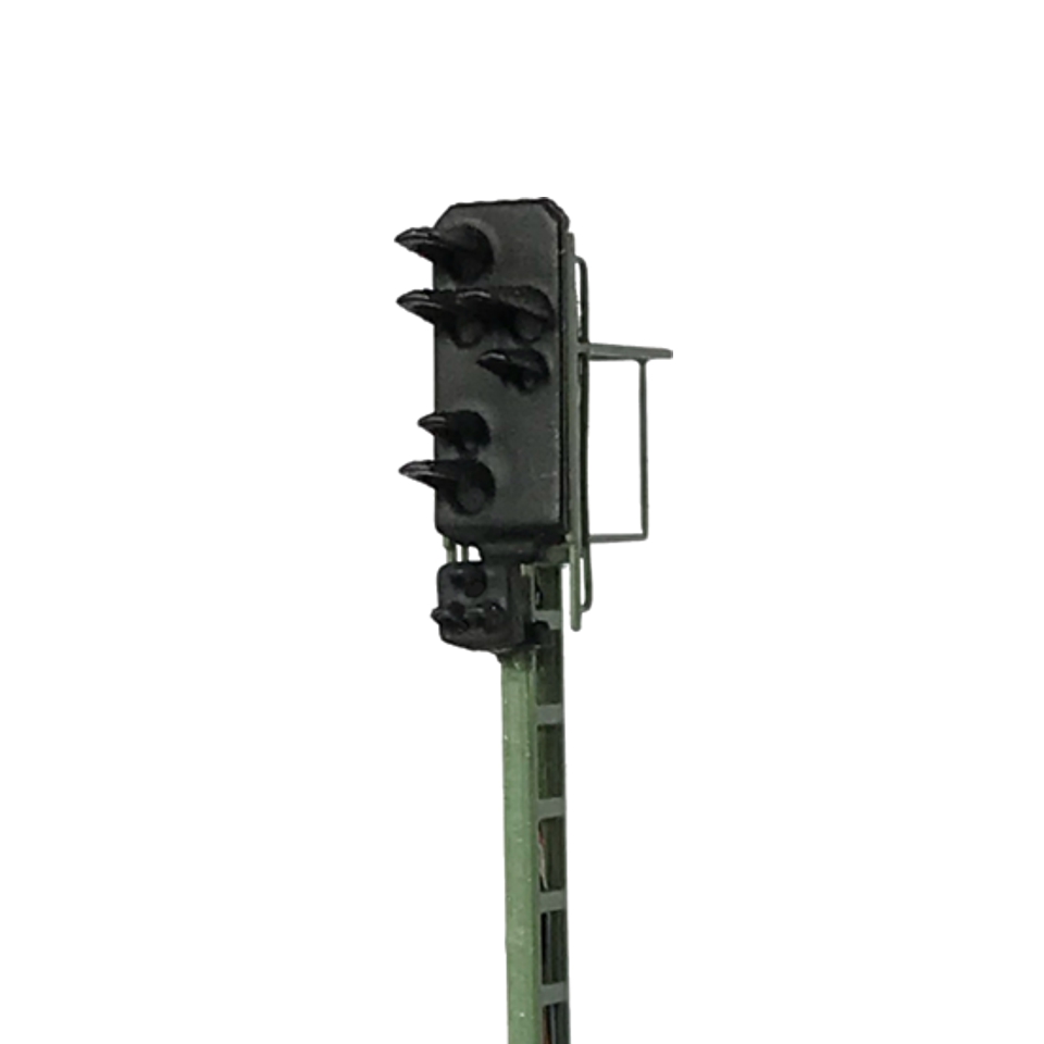 DB H-V System 1969 - Ausfahrsignal (Grün/Rot/Rot/Weiss/Gelb)