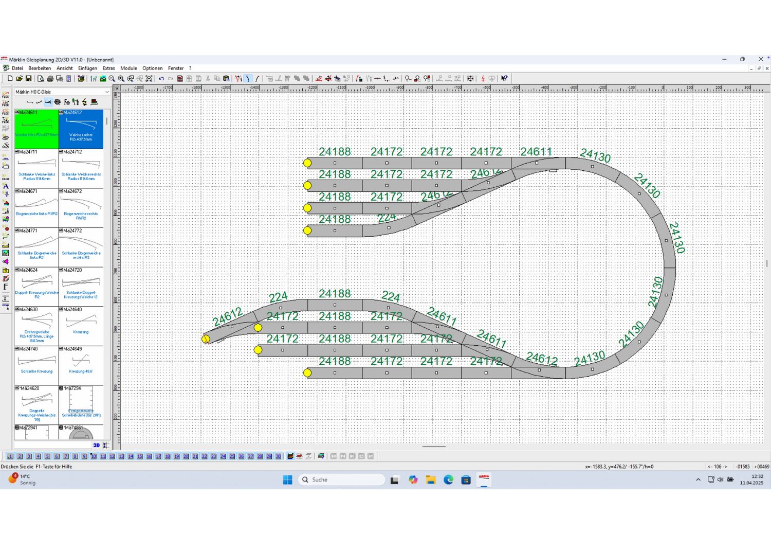 Logiciel Märklin "Plannification des voies 2D/3D", Version 12.0