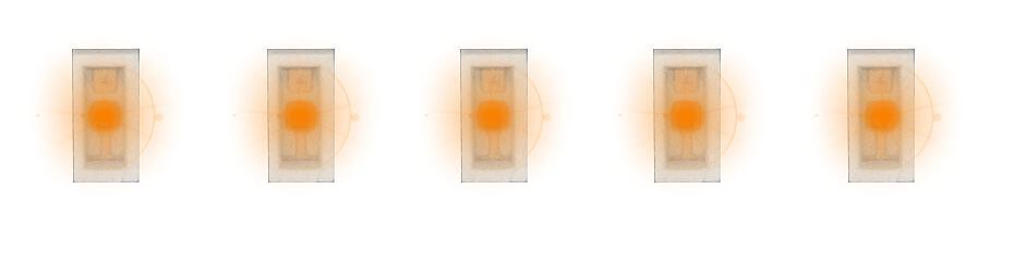 5 SMD-LED, orange