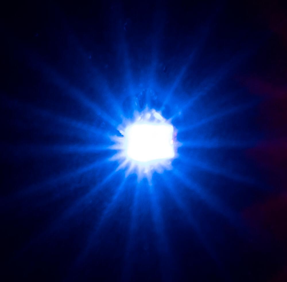 5 LED autoclignotantes, bleues