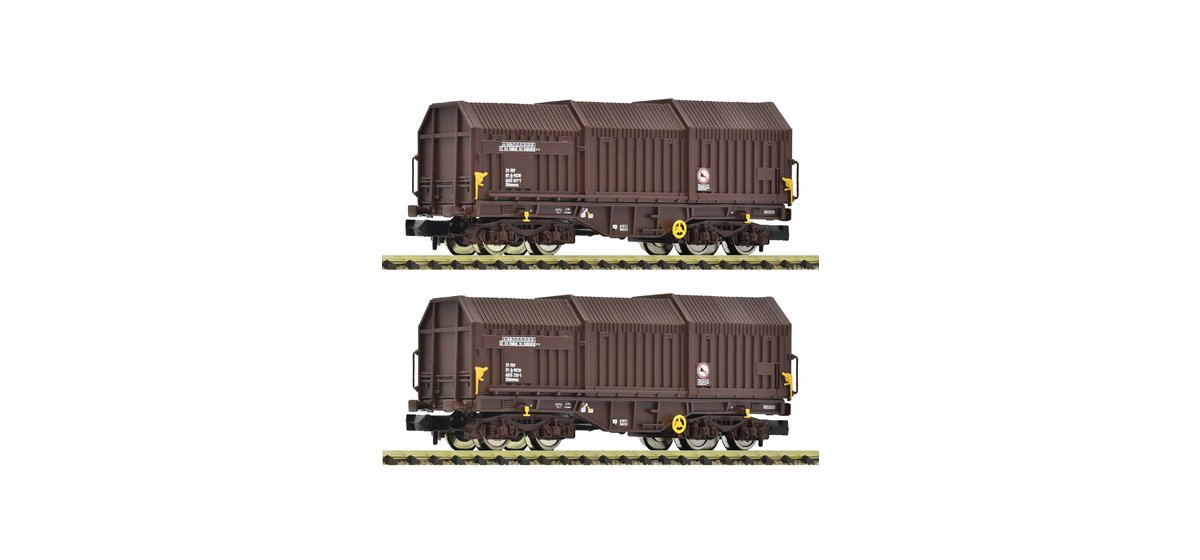 2e coffret de wagons à toits télescopiques