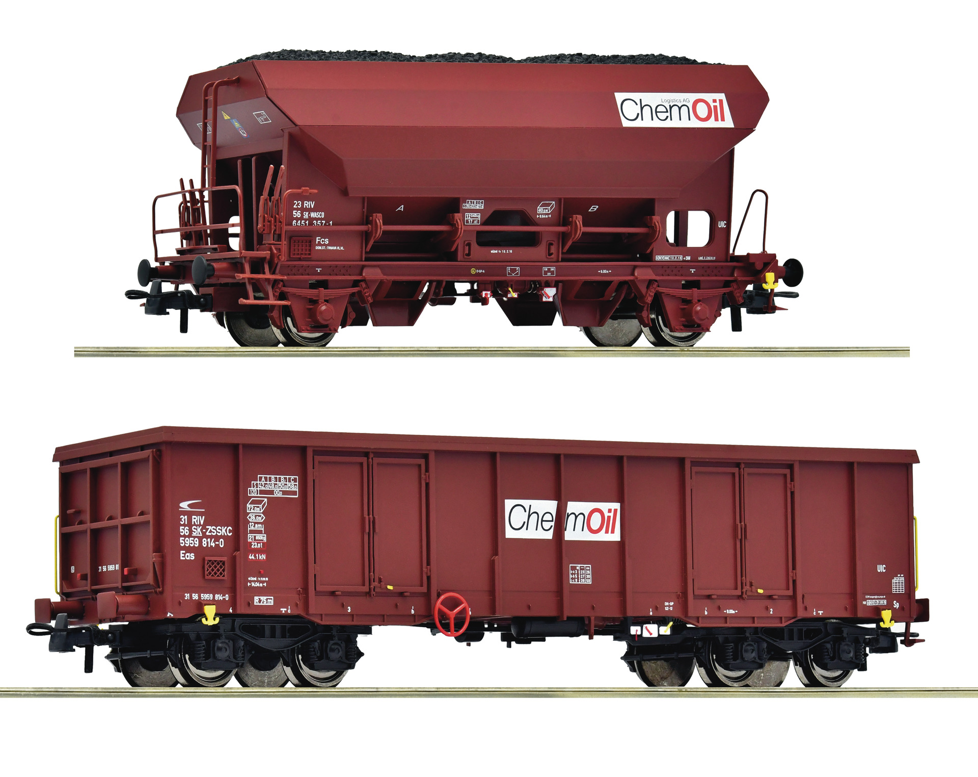 2e coffret de wagons marchandises Chemoil