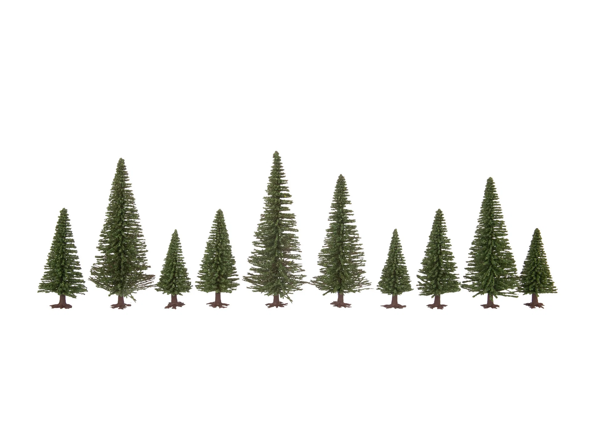 10 sapins à enfiler 5 - 14 cm