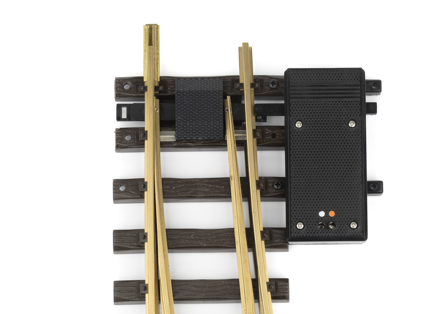Aiguille électrique à gauche LGB rayon R3, 22,5°