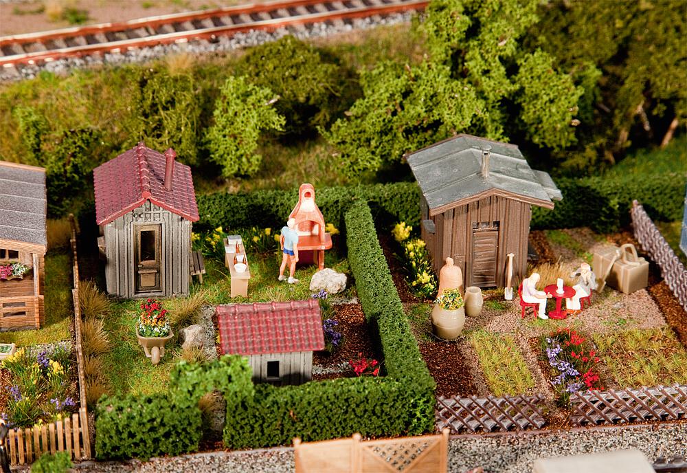 2 Jardins d'ouvrier avec cabane
