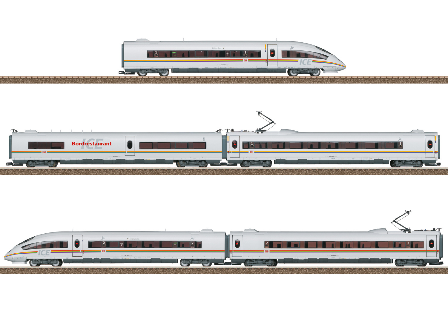 Train automoteur ICE 3, série 403 "railbow"