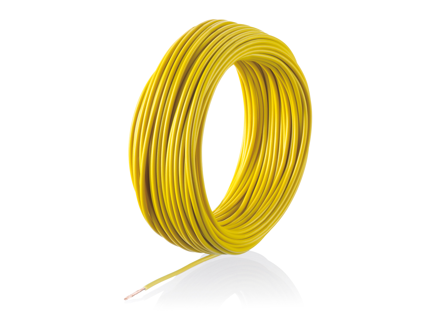 Cavetto a 1 polo, 0,19 mm², 10 m (giallo)