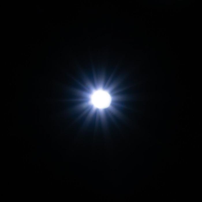 5 selbstblinkende LED, weiss (Stroboskop 6,8 Hz)