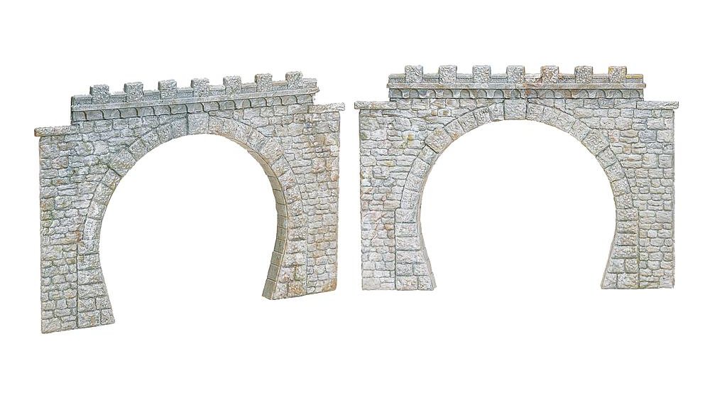 2 Entrées de tunnel