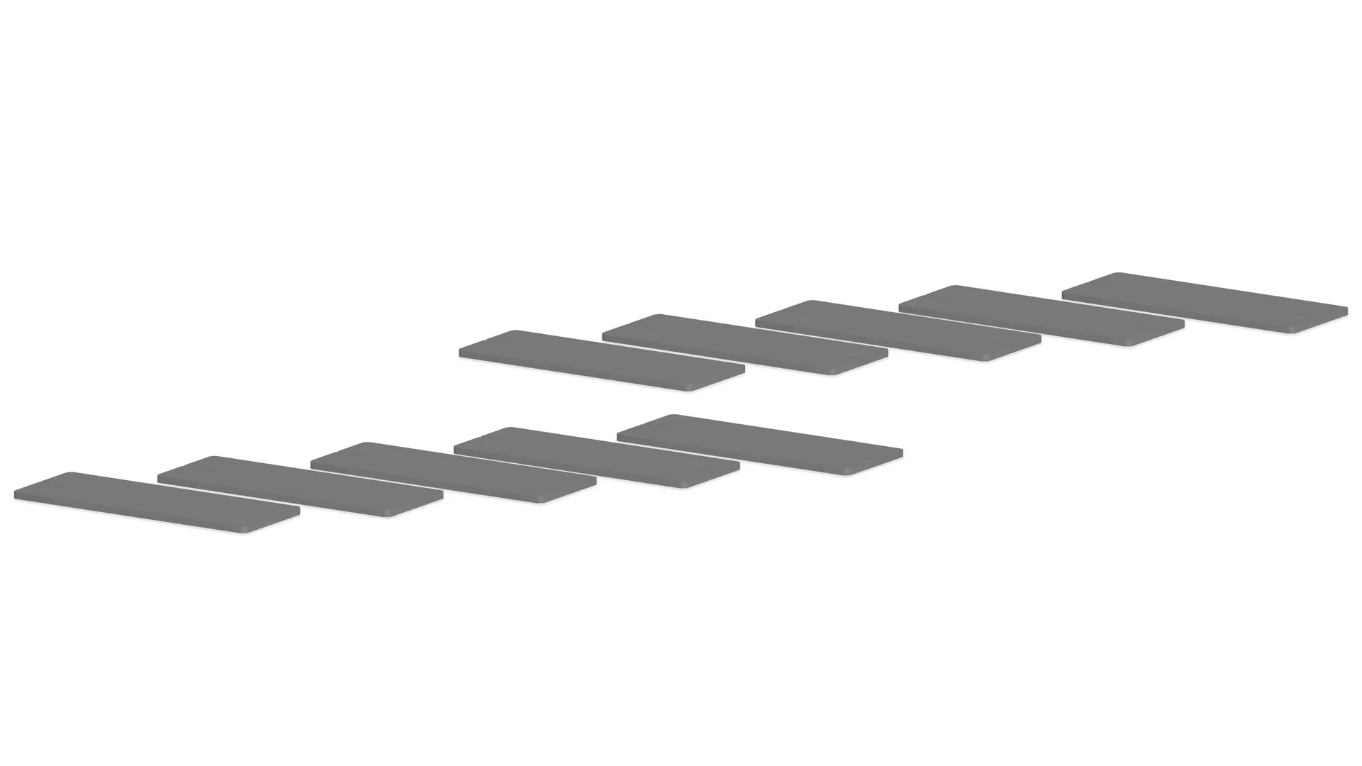Elemento di collegamento Easy-Track per sedi di binario, 10 pz.
