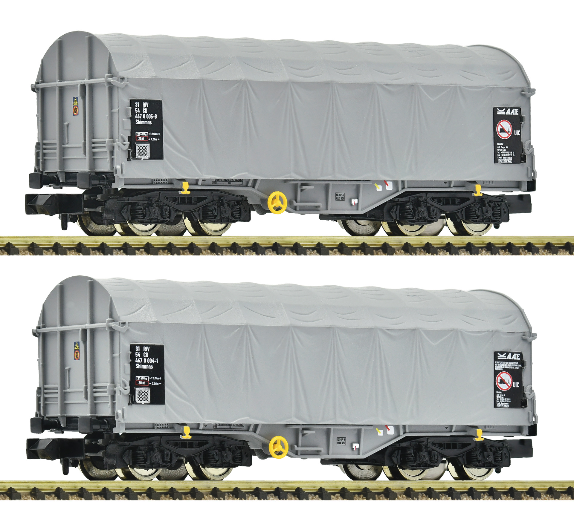 2e coffret de wagons à parois coulissantes