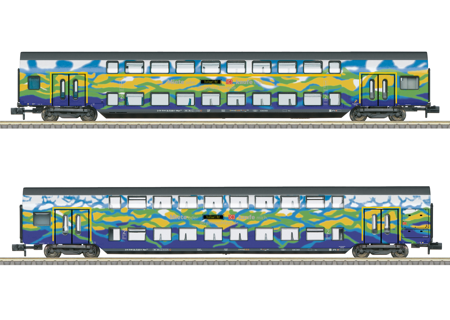 “Tourism Train” Bi-Level Car Set 1