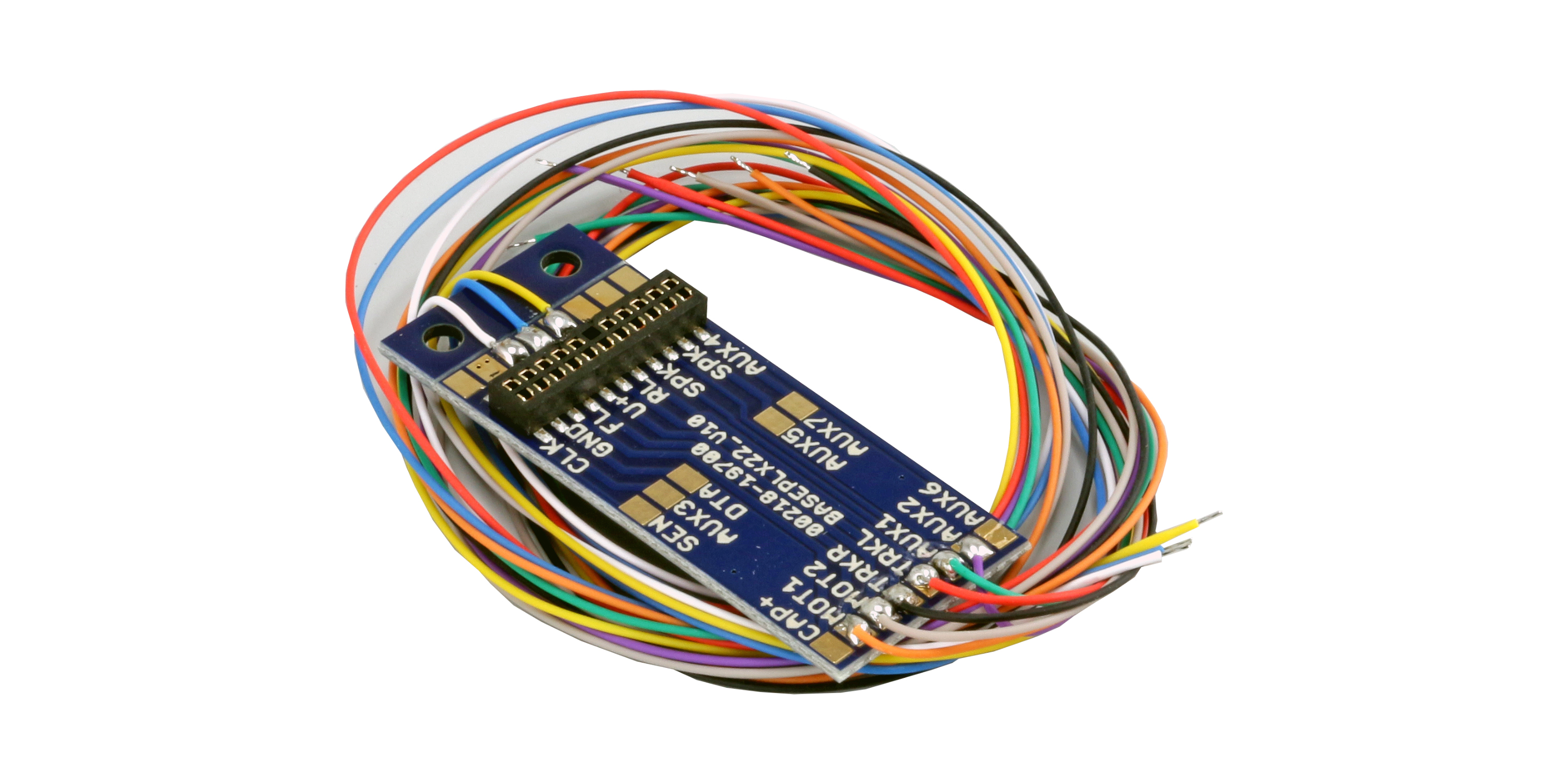 Adapterplatine PluX22 für 9 Ausgänge