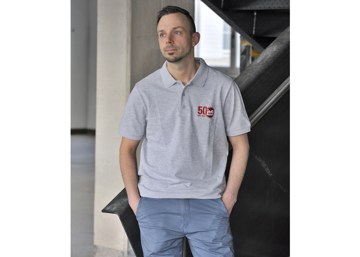 "50 Years of LGB" Polo Shirt Size XL