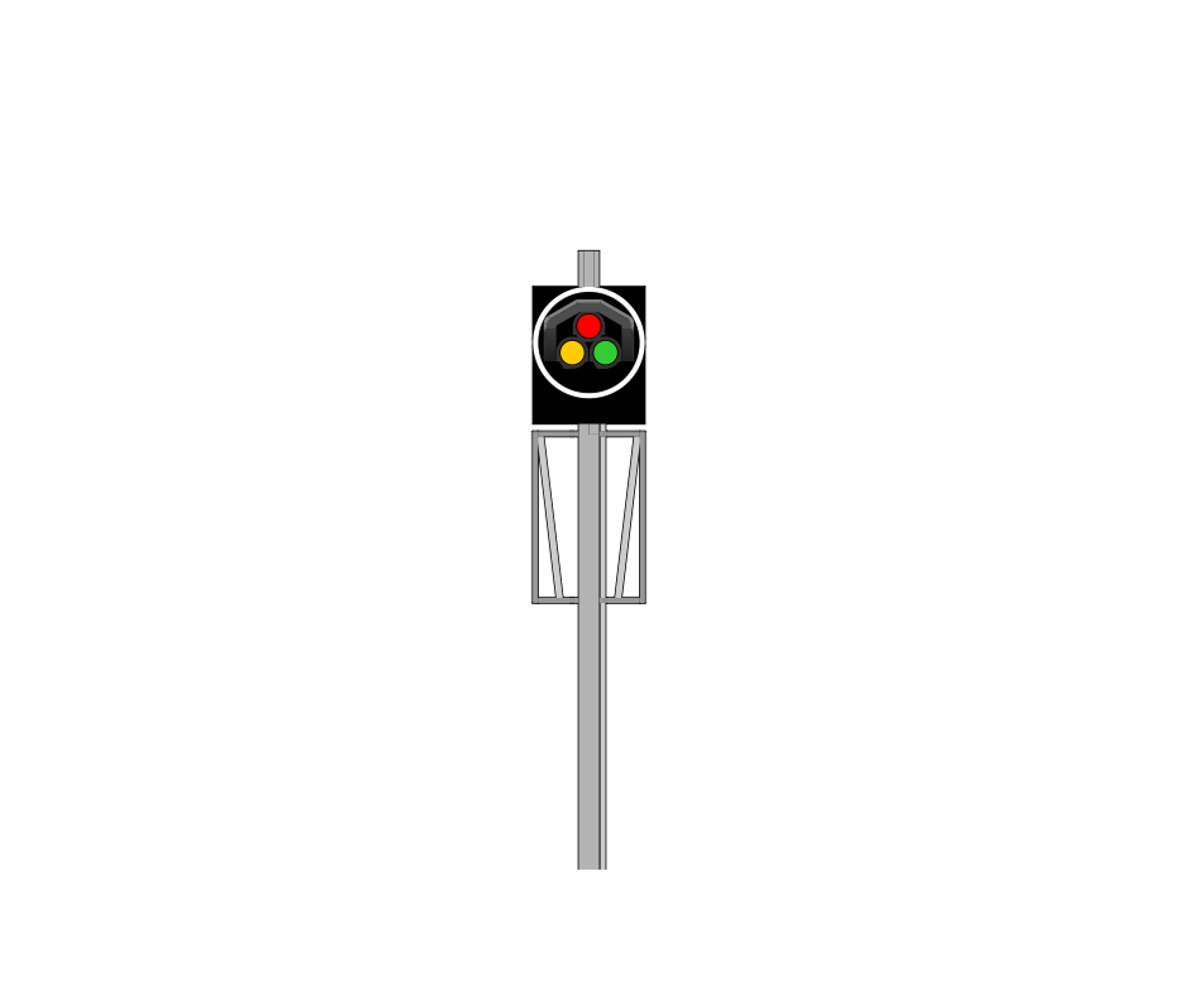 CFF - Signal principal à 3 LED (Rouge/Jaune/Vert)