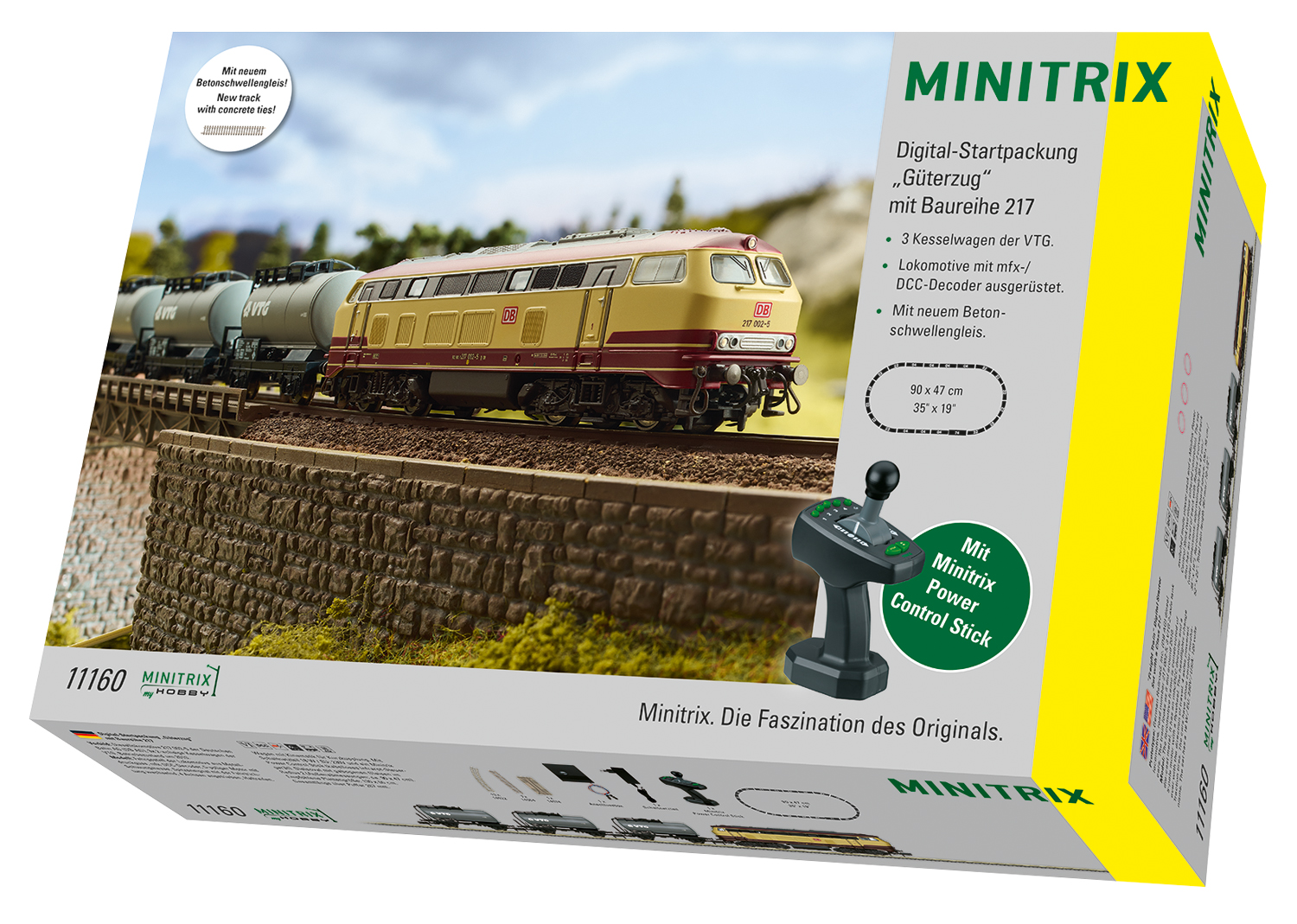 Freight Train Digital Starter Set with a Class 217